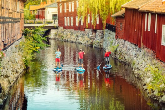 Paddling på Svartån