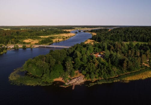Mountainbike på Björnön